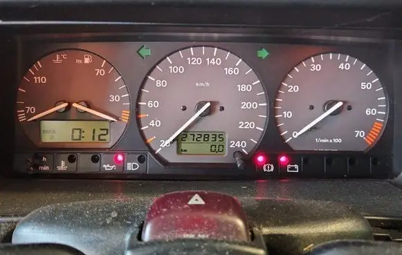 Geschwindigkeitsmesser Cockpit