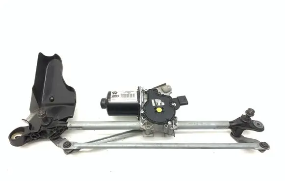 Front wiper linkage and motor
