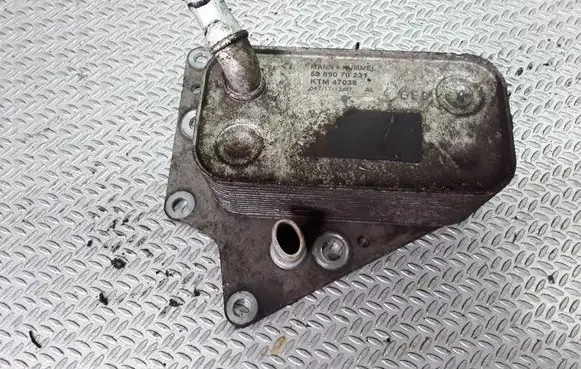 Oil filter mounting bracket