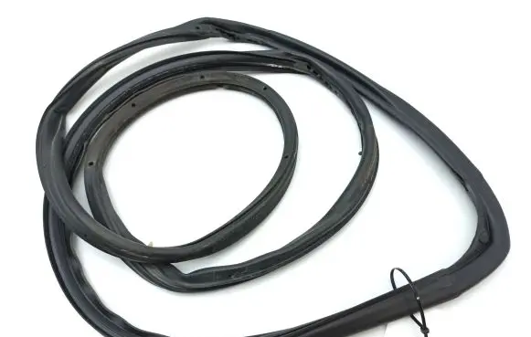 Rubber seal rear door
