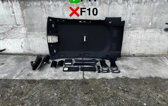 BMW 5 F10 F11 Headlining set 201405270604 201406051515 11880882