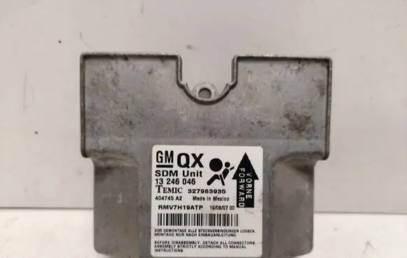 Opel Zafira B Airbag control unit/module 13246046 327963935 4047452
