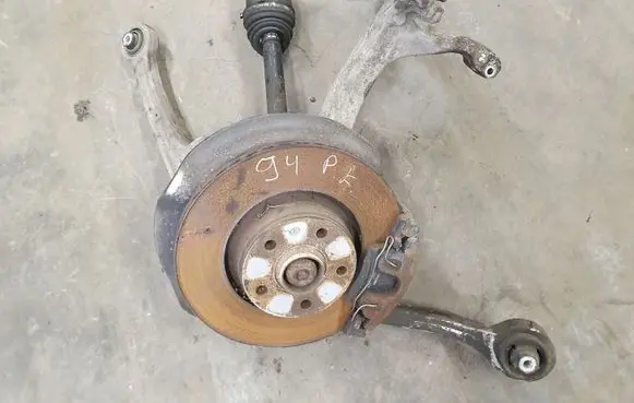 Audi A6 S6 C6 4F Front wheel hub spindle knuckle 4F0407271N