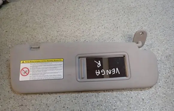 KIA Venga Sun visor