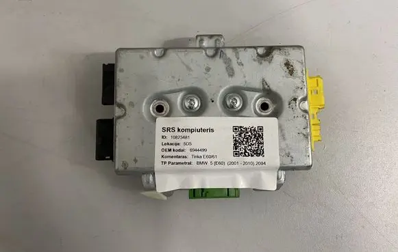 BMW 5 E60 E61 Airbag control unit/module 6944499