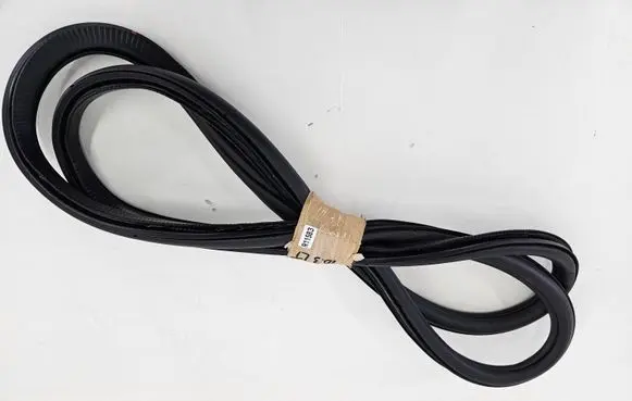 Rubber seal rear door
