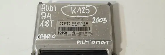 Audi A4 S4 B6 8E 8H Other control units/modules 8E0909518AK