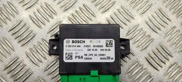 Peugeot 3008 II Parking PDC control unit/module 9835626980