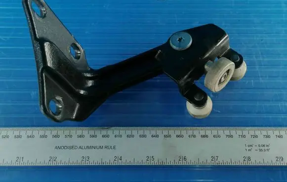 Volkswagen Crafter Sliding door upper roller guide/hinge A9067600147