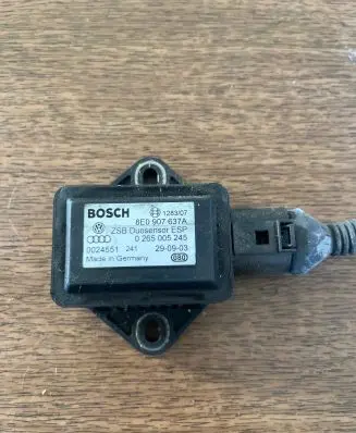 Audi A4 S4 B6 8E 8H ESP acceleration yaw rate sensor 8E0907637A 0024551 0265005245