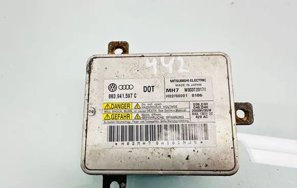 Audi A4 S4 B8 8K Headlight ballast module Xenon W003T20171 8K0941597C
