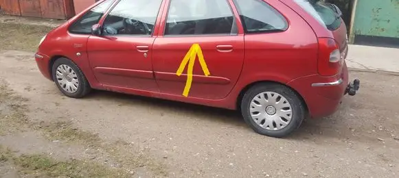 Citroen Xsara Picasso Rear door window glass