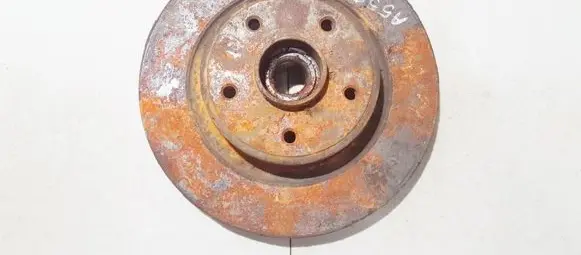 Renault Laguna II Rear brake disc neventiliuojamas