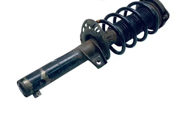 Front shock absorber with coil spring