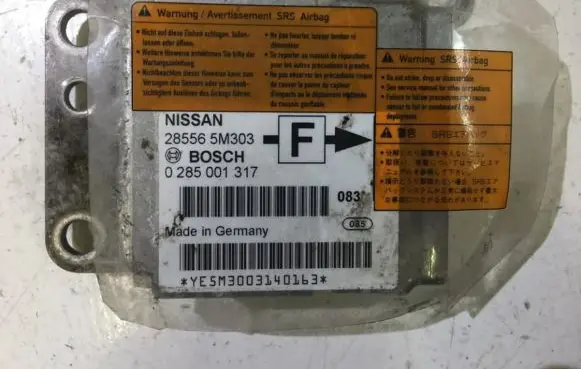 Nissan Almera N16 Airbag control unit/module 285565m303 00285001317