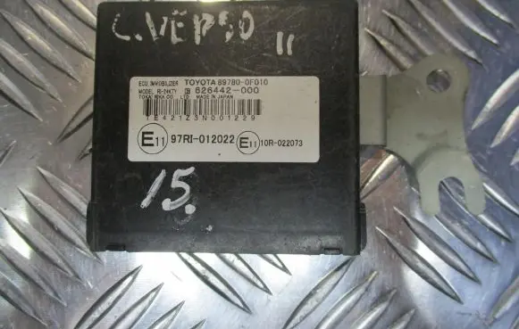 Toyota Corolla Verso E121 Immobilizer control unit/module 89780-0F010