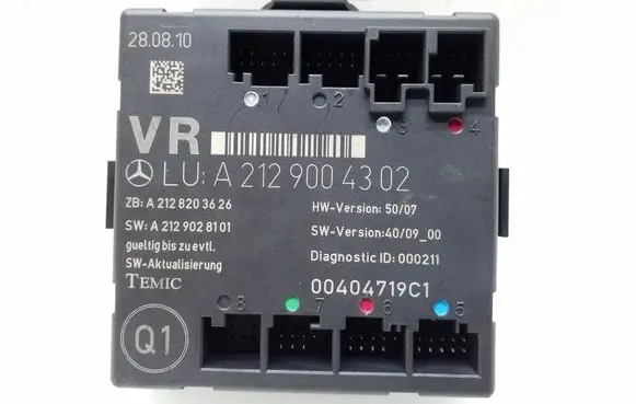 Mercedes-Benz E W212 Door control unit/module A2129004302 A2128203626 A2129028101