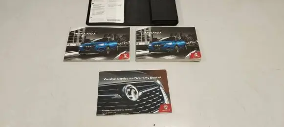 Opel Grandland X Owners service history hand book 