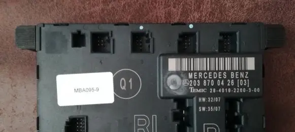 Mercedes-Benz CLC CL203 Door control unit/module 2038700426