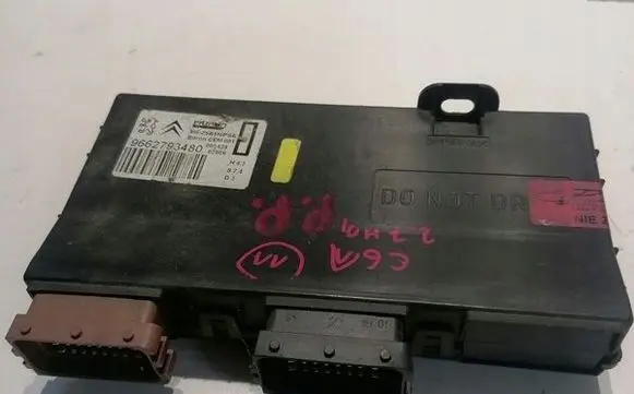 Citroen C6 Seat control module 9662793480