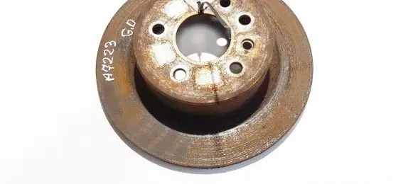 Opel Omega B2 Rear brake disc neventiliuojamas