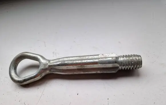 Towing hook eye