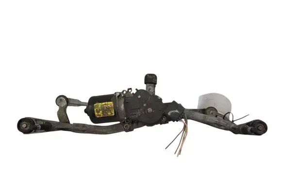 Front wiper linkage and motor