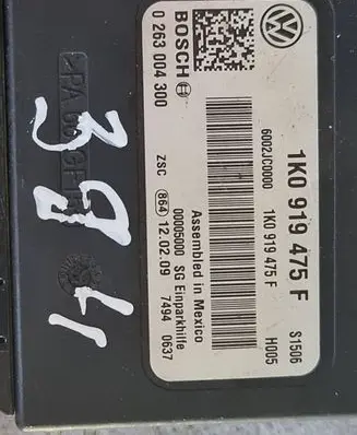 Volkswagen Golf V Parking PDC control unit/module 1K0919475F 6002JC0000 063004300