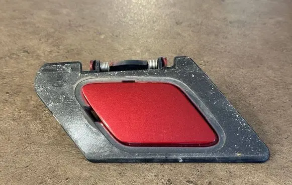 Headlight washer spray nozzle cap/cover