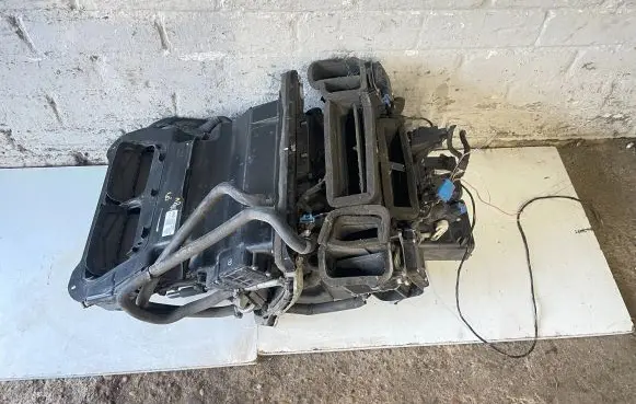 Interior heater climate box assembly