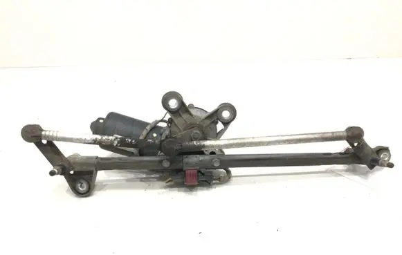Front wiper linkage and motor