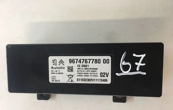 Peugeot 508 Bluetooth control unit module 967476778000