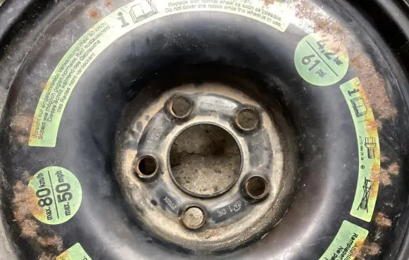 Mercedes-Benz C W203 R17 spare wheel 