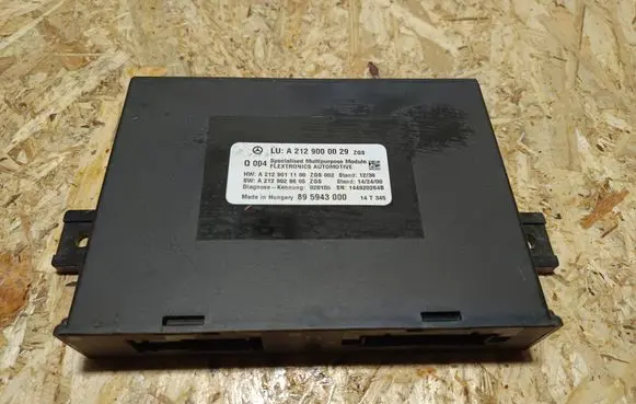 Mercedes-Benz E W212 Other control units/modules A2129000029 A2129011100 A2129028605