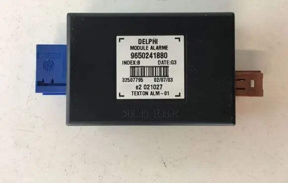 Peugeot 807 Alarm control unit/module 9650241880 E2021027