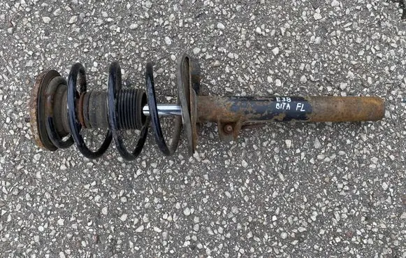 Front shock absorber with coil spring