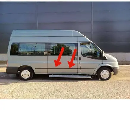 Ford Transit Sliding door trim (molding) AC16V254A16