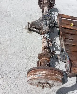 Rear axle beam