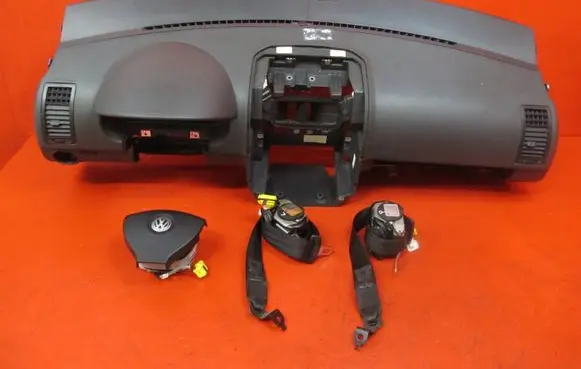 Volkswagen Polo IV 9N3 Airbag set 6Q0880201Q 6Q4857705J 6Q4857706J