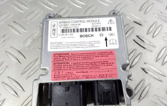 Ford Focus C-MAX Airbag control unit/module 3M5T14B056BF 0285001452