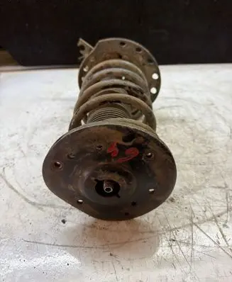 Front shock absorber with coil spring