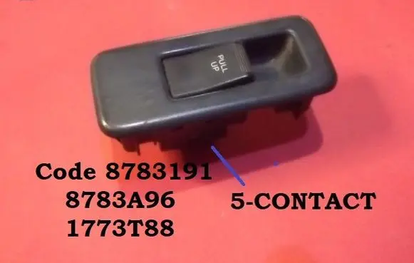 Mazda 626 Electric window control switch 8783191 8783A96