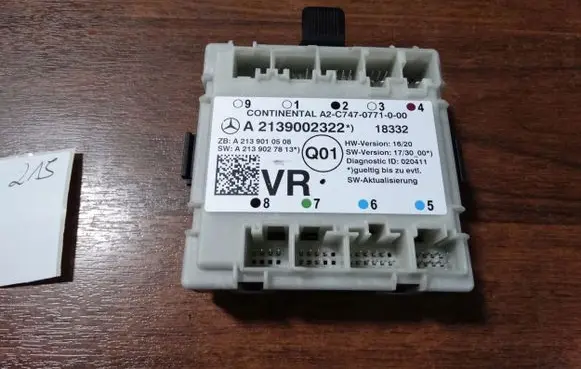 Mercedes-Benz Vito Viano W638 Door control unit/module A2139002322