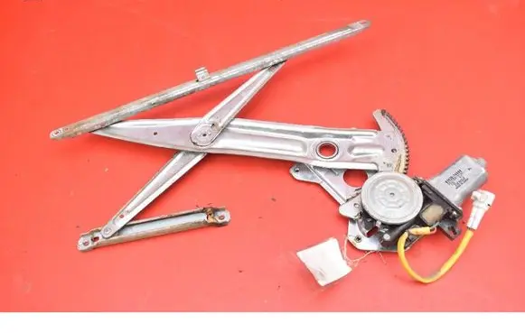 Front door window regulator with motor