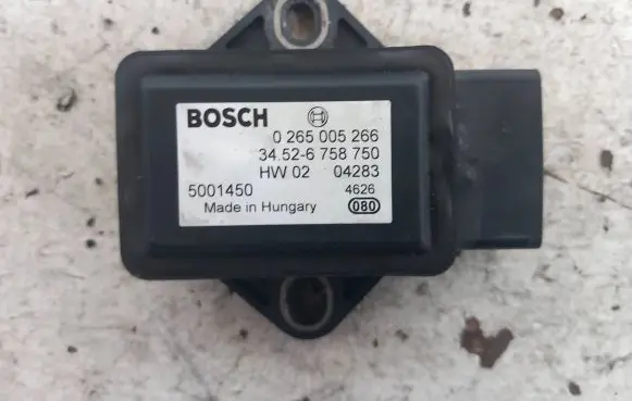 BMW 5 E60 E61 ESP acceleration yaw rate sensor 34526758750 5001450 0265005266