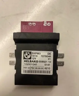 BMW X5 E70 Fuel injection pump control unit/module 7276046 102931041 55892110