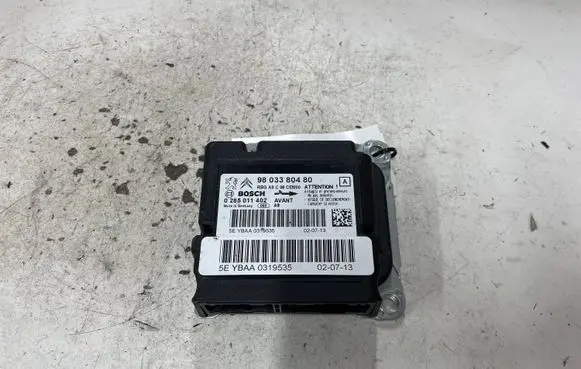 Peugeot 208 Airbag control unit/module 9803380480 0285011402 0319535