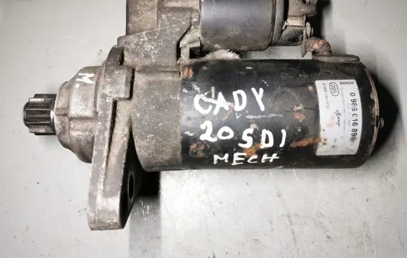 Volkswagen Caddy Starter motor 0986016890