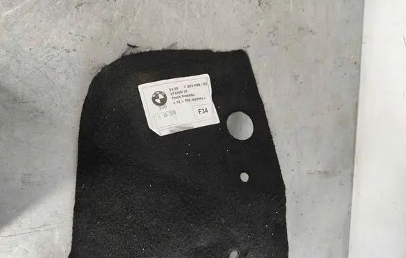 BMW 3 GT F34 Rear sound insulation 51487293749 7293749