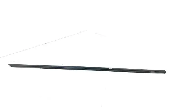Front door glass trim molding